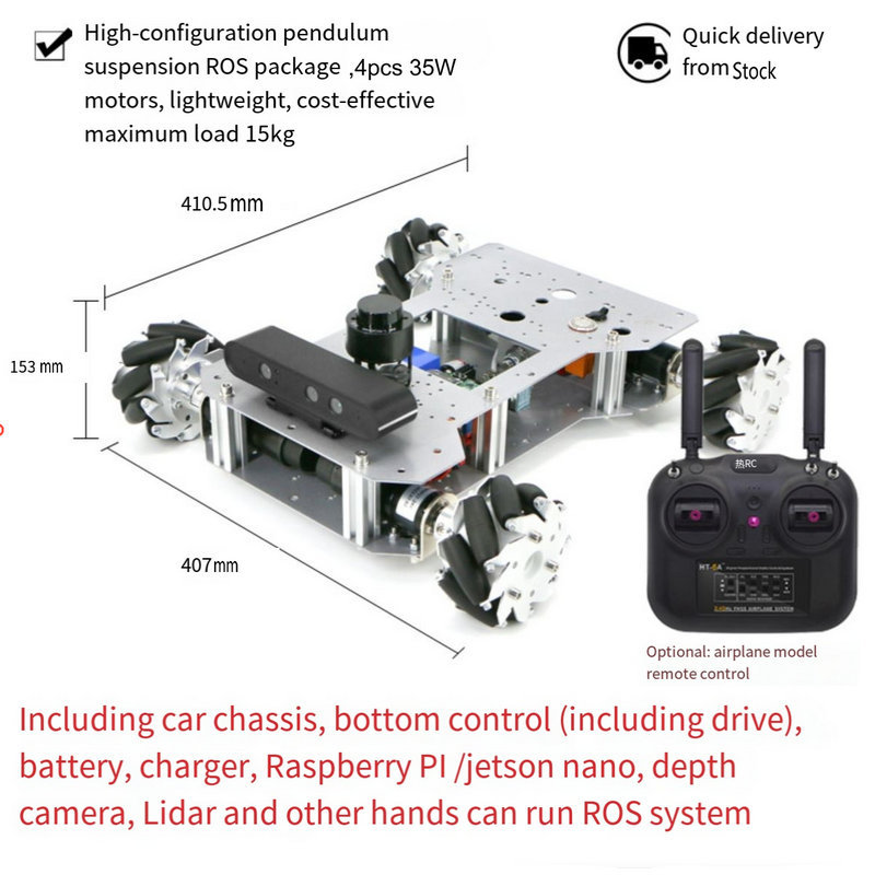 BELI SEKARANG ROS Robot Learning Machine Chassis Desktop Education Robot DIY Research and Developmen