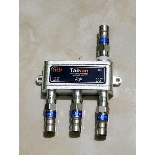 Spliter Antena Tv 3 Way Merk Taikan Original / Spliter 3 Way Signal
