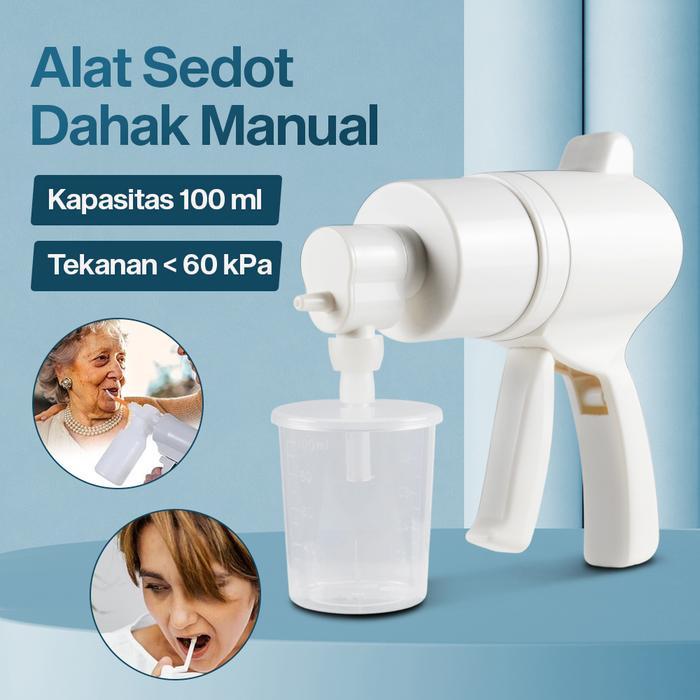 Alat Penyedot Dahak Manual Negative Pressure Sputum Suction