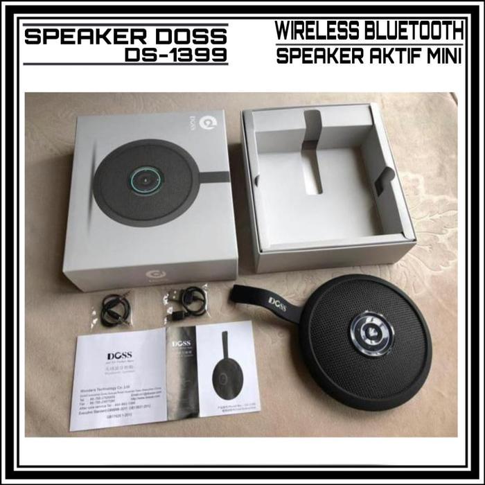 Speaker Aktif Bluetooth Doss-1399 Original Pure Bass Portable Anti Air