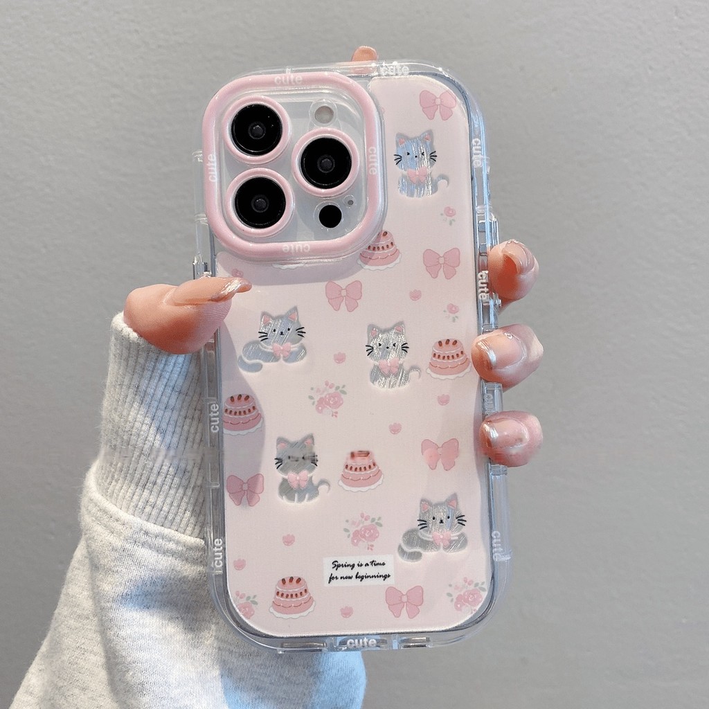 Premium Terbaru Anak Kucing Casing Oppo Reno 15 Pro Max Reno 15F Reno 15 Pro A6 A6x Reno 15 5G A5X A