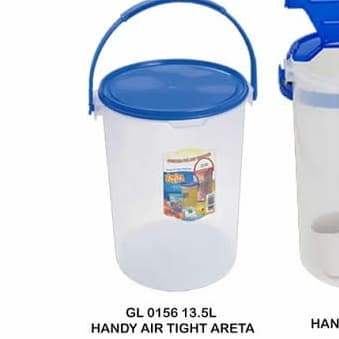 Areta 13.5L Sealware Bulat Serbaguna Tempat Penyimpanan Makanan Minuman Plastik Awet Murah Tebal Tah