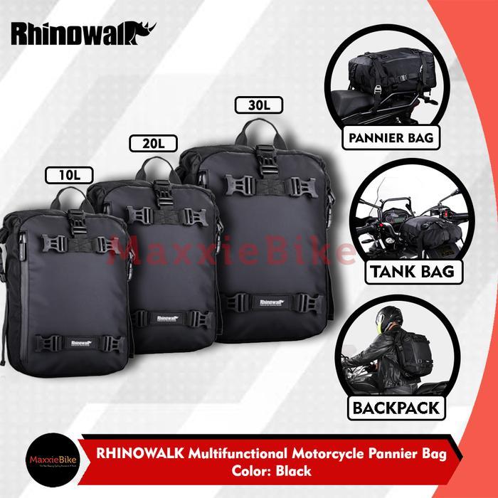 Rhinowalk Tas Sepeda Motor Multifungsi MT21610/20/30 Motorcycle Pannier Travel Bag 10L 20L 30L