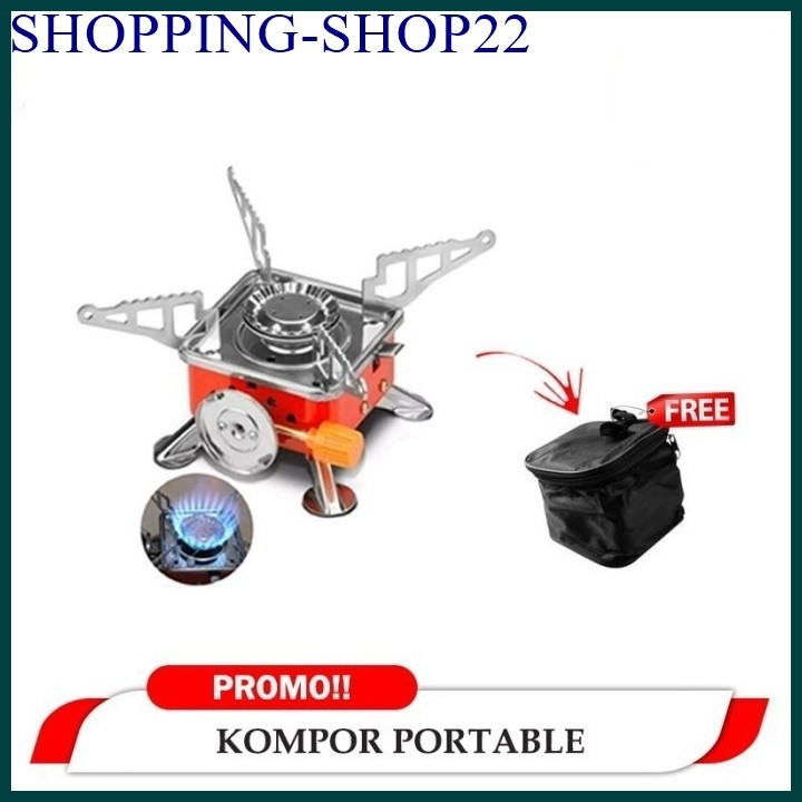 Kompor Camping Gas Kovar Portable Mini Model Kotak / Kompor Kotak Kecil Camping Portable