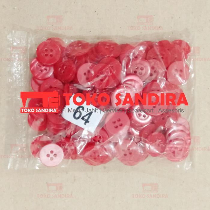 qerd- 144 Pcs Kancing Baju/Kancing Jas/Kancing Safari/Kancing Diameter 18 Mm