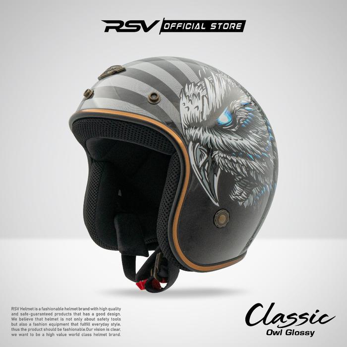 RSV HELM CLASSIC OWL GLOSSY
