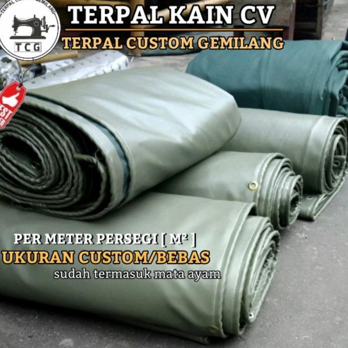 TERPAL KAIN CV UKURAN 5X7 BAHAN KAIN TEBAL BERKUALTAS -seza.mall