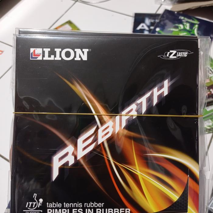 KARET TENIS MEJA BINTIK LION REBIRTH ORIGINAL OX