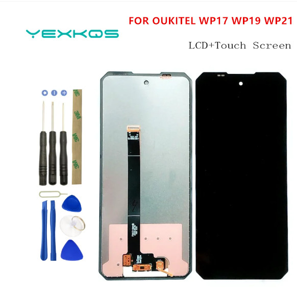 New Original For OUKITEL WP17  WP19 wp19pro wp21 WP21Ultra LCD Display Touch Screen Digitizer Assemb