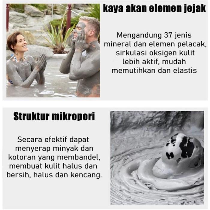 i5xp- Sabun Lumpur Vulkanik Pemutih Seluruh Tubuh - Sabun Pemutih Badan 250 Ml Lumpur