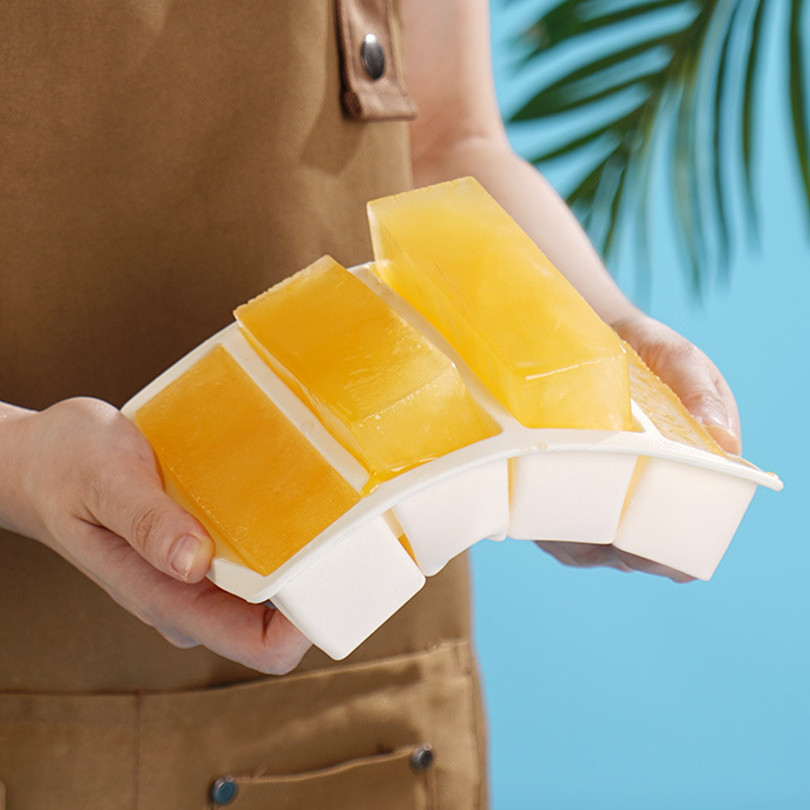 Strip-Shaped Ice Cube Tray Silicone Ice Tray Tray Ice Ice Making Tool Non-Toxic Durable Ice Cube