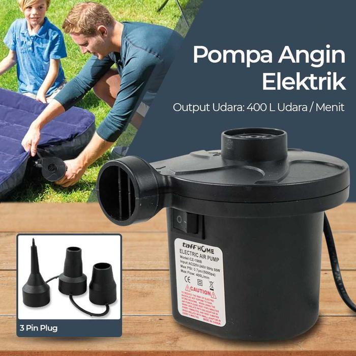Pompa Angin Elektrik Manual Pompa Kasur Angin Kolam Renang Inflatable