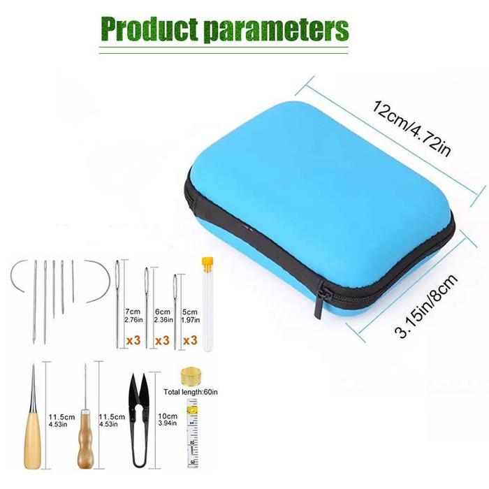 28PCS/Set Set Perlengkapan Jahit Kulit Perlengkapan Jahit Kulit Khusus DIY-alat jahit set
