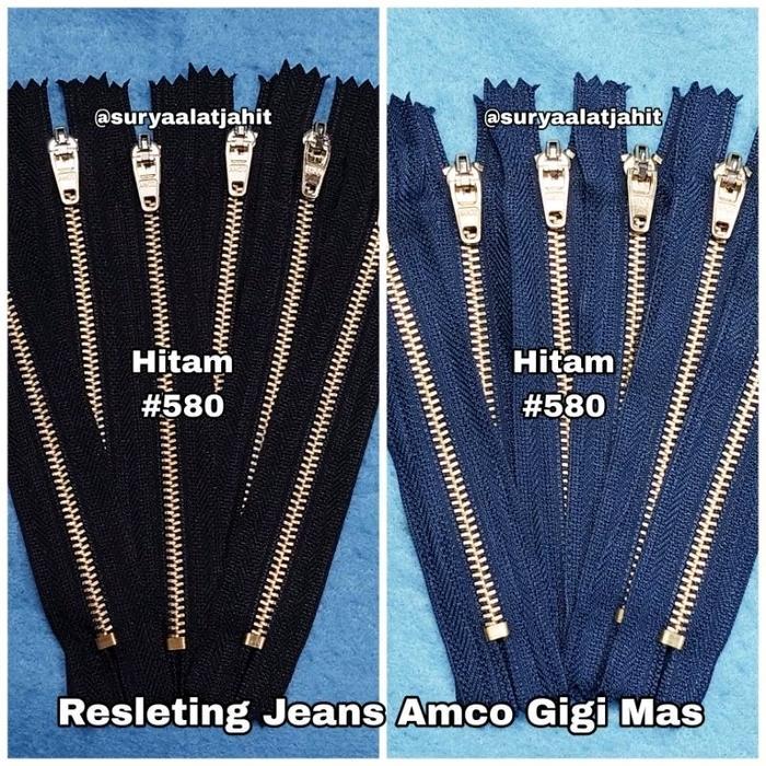 Resleting jeans Amco 5in gold MBC-402598 S Atl rp.40.850/12pcs