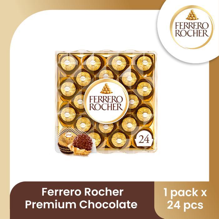 Promo Ferrero Rocher Premium Chocolate Isi 24Pcs Original