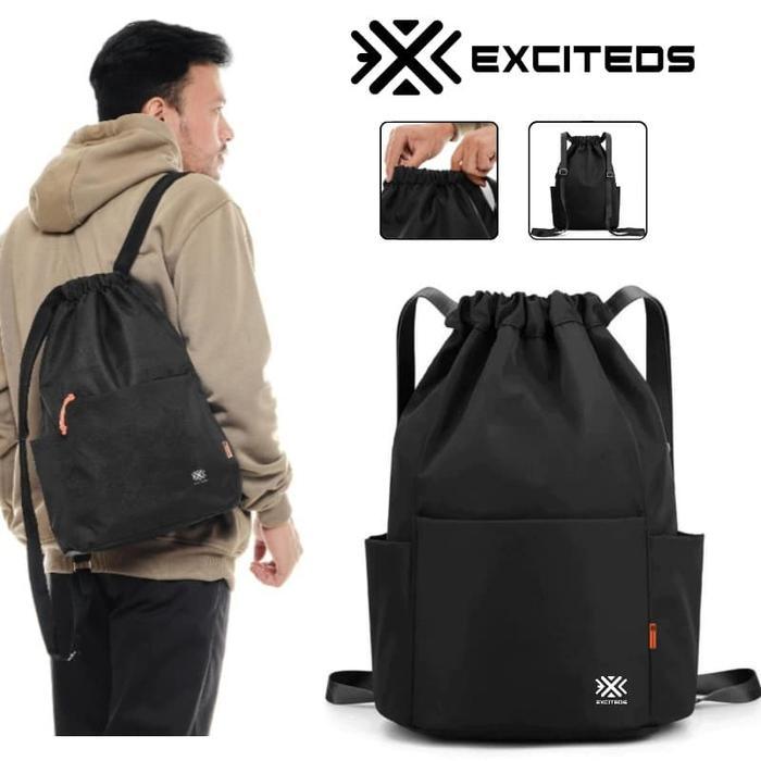 Tas Ransel Serut Pria nita / String bag Futsal Anime One Piece Skull