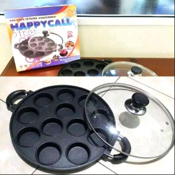 HappyCall CETAKAN HAPPY CALL 8 LUBANG Non-Stick Snack Maker dengan 8 Lubang untuk Memasak Lebih Prak