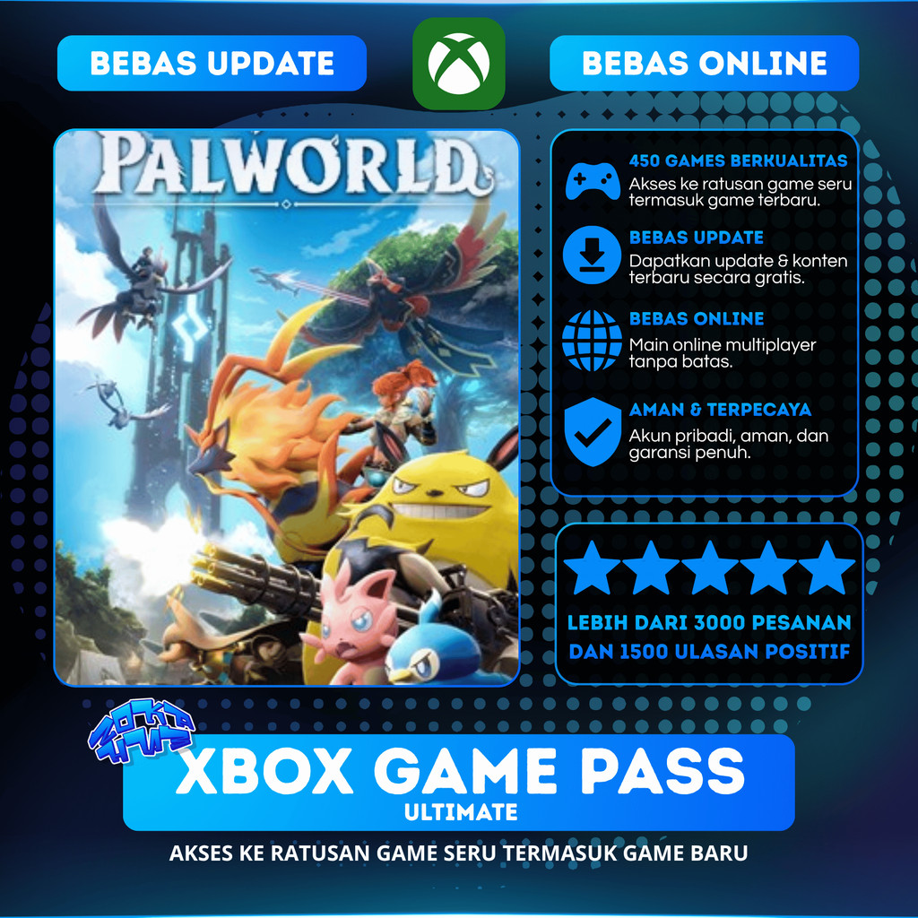 Palworld Bebas Online | Xbox Game Pass Ultimate | PC