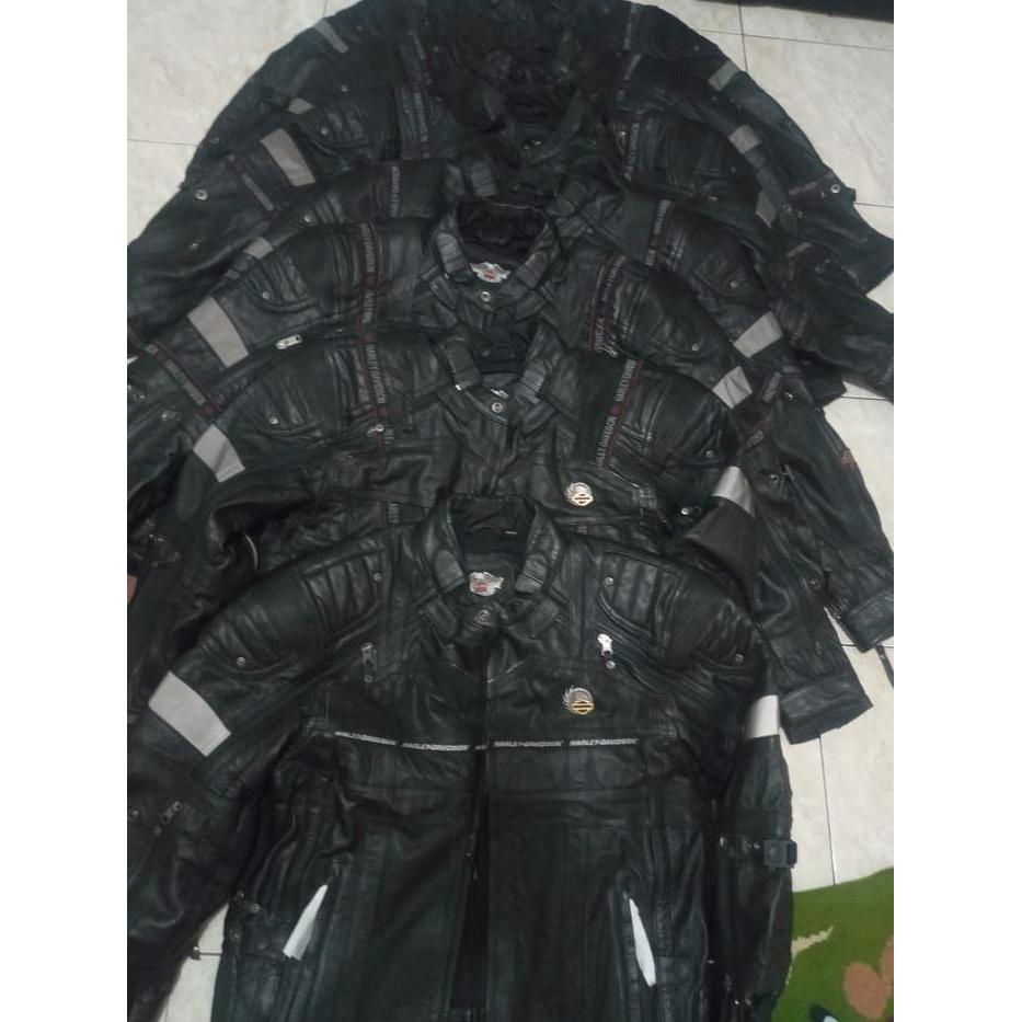 JAKET KULIT PRIA HARLEY DAVIDSON KULIT ASLI