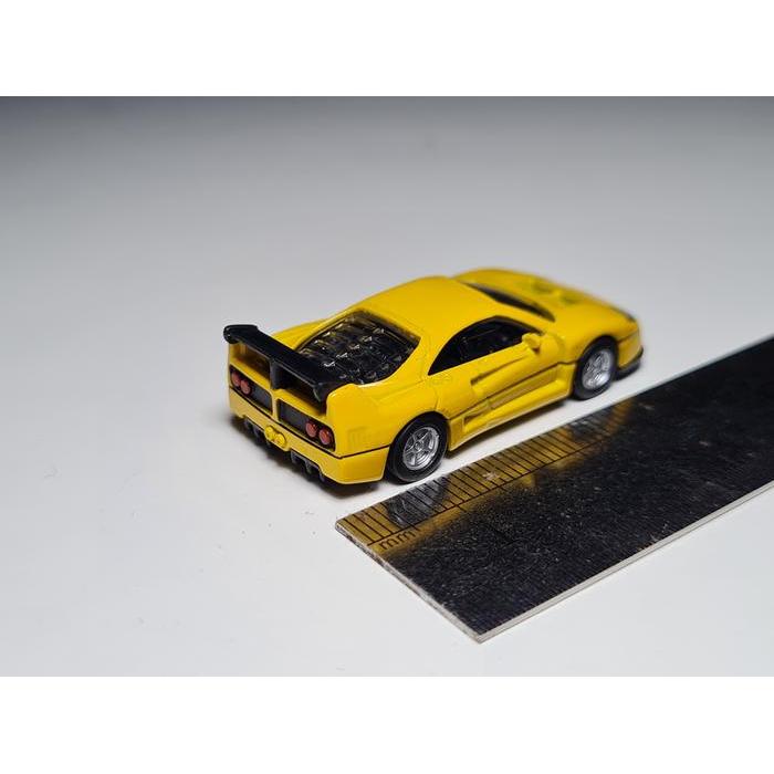 KYOSHO 1/100 FERRARI F40 COMPETIZIONE KUNING DIECAST