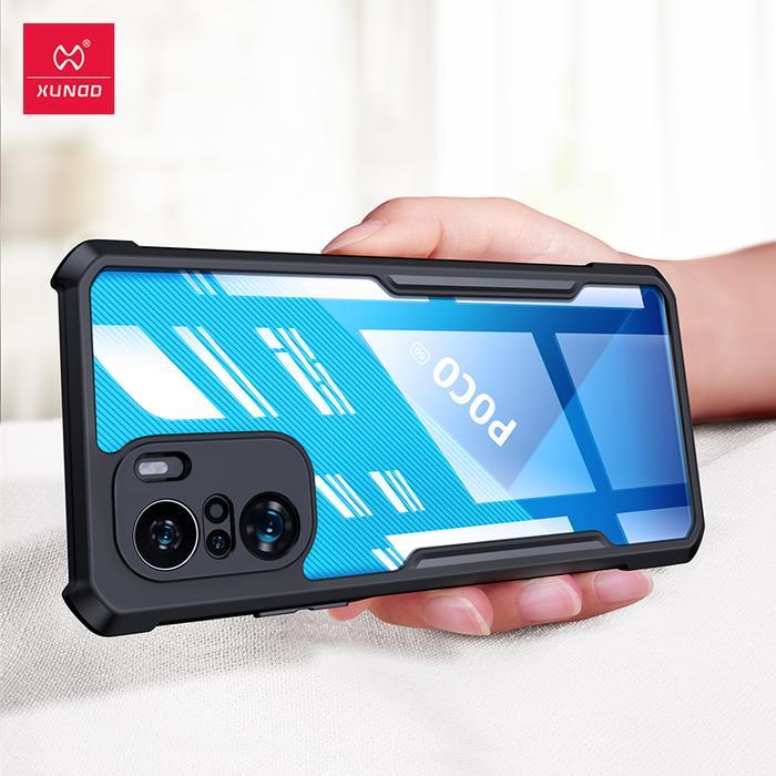 XUNDD Untuk Poco F3 6.5 inch Anti Crack Case TPU Bumper Casing Hitam Kasing - Poco F3, Beatle_Hitam