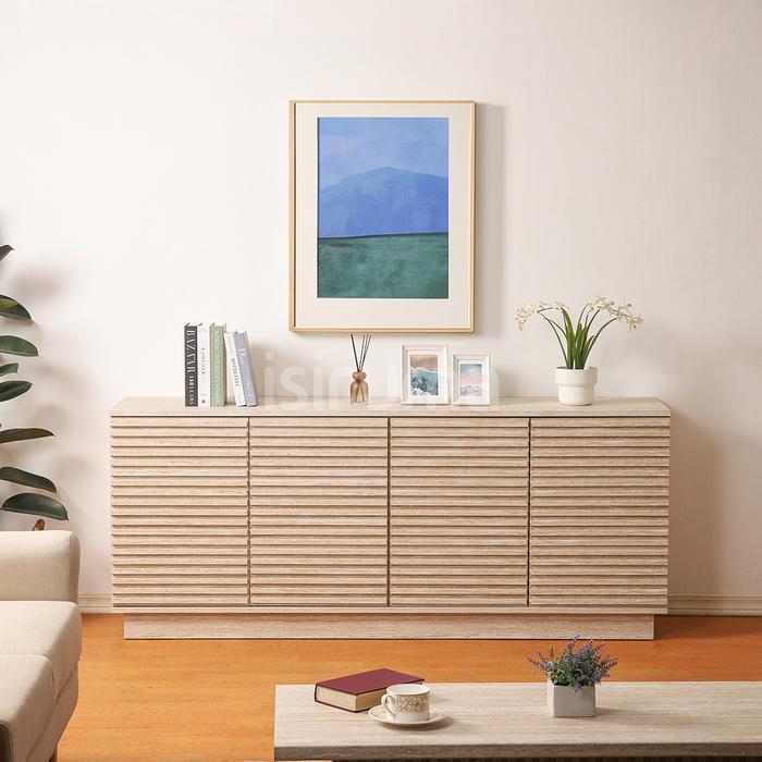 DISKON Lemari Penyimpanan Sideboard Minimalis BORNEO SIDEBOARD 180 - ISIRUMA