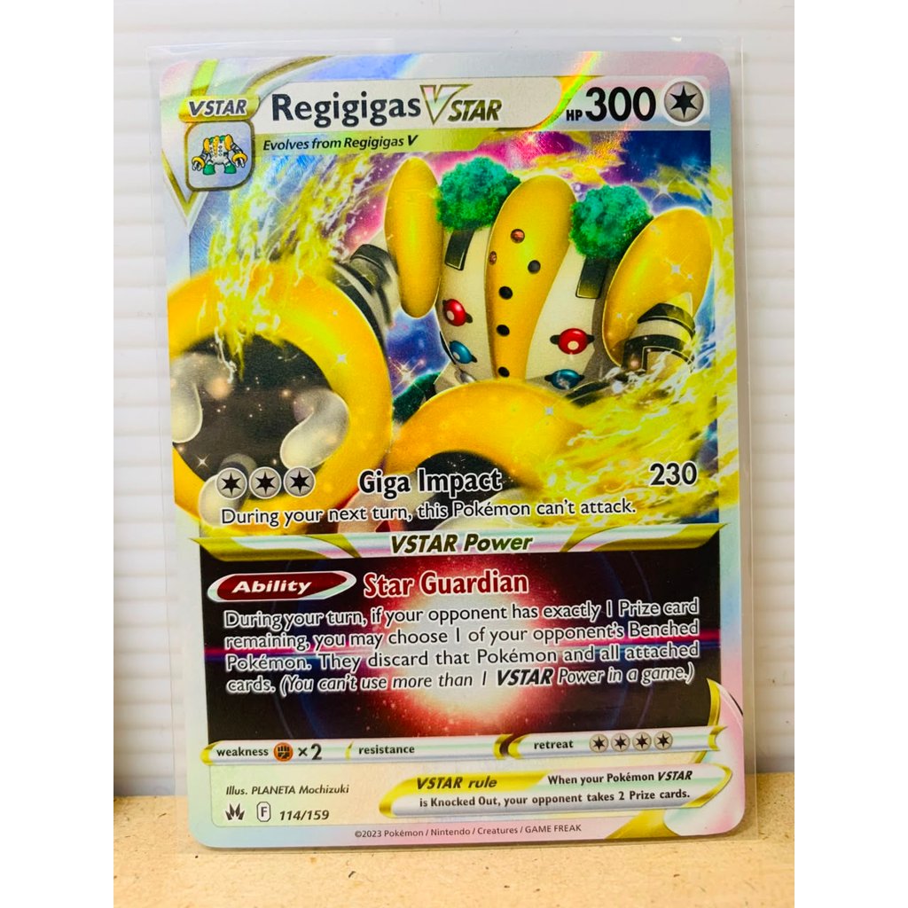 Regigigas VSTAR #114 Pokemon Crown Zenith