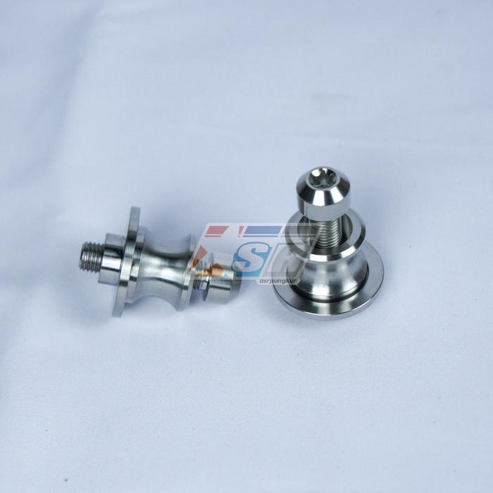 Jalu Paddock Titanium Asr Gr5 1 Pasang Segala Motor Ukuran M8 Dan M10 Zx25R Ninja Er6N Z800 Z900