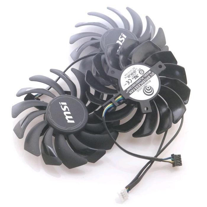 Ada Stok Fan vga kipas MSI RTX 3060 3070 3080 3090 Ti ventus x3