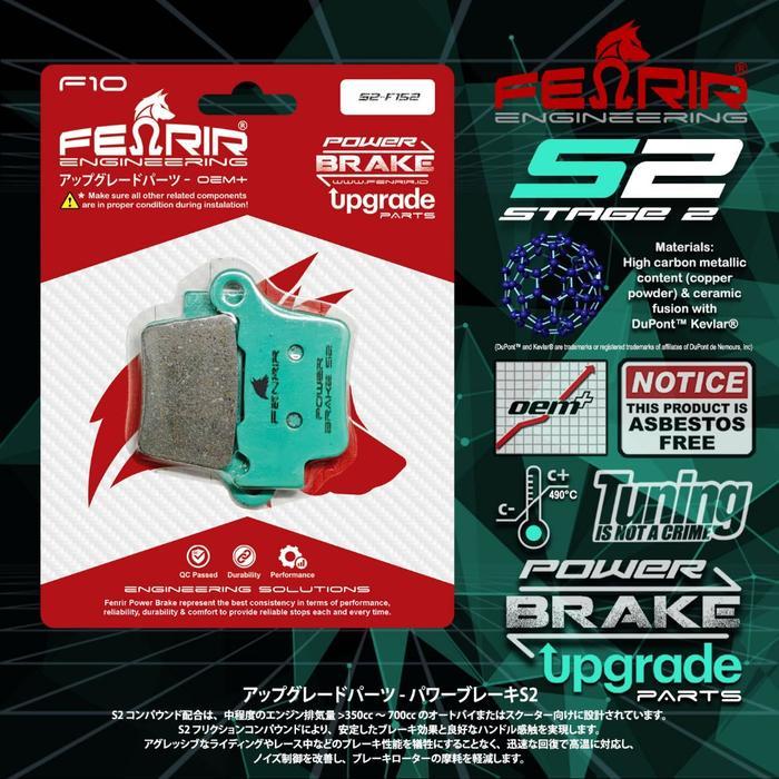 TERLARIS Kampas Rem Belakang HUSQVARNA FC/FE 250-501 - TC/TE 65-511. KTM SX/XC-F-W 125-525 - Fenrir