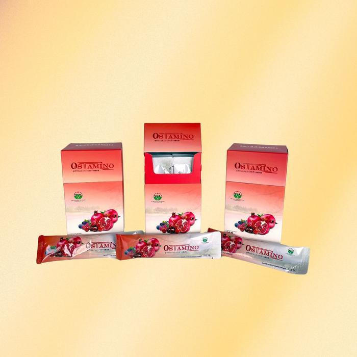 lau Ostamino /Minuman Stamina 1box = 12 sachet