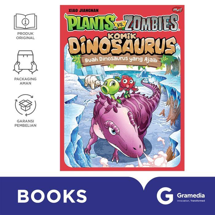 Komik Petualangan Tanaman Melawan Zombi - Kisah Dinosaurus Ajaib - Buku Cerita Bergambar Anak