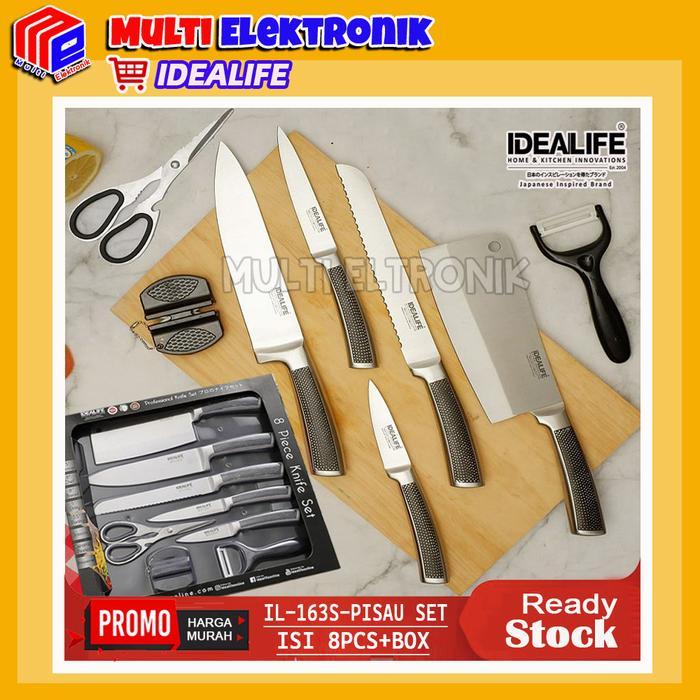Pisau Set / Knife Set - Perlengkapan Pisau Dapur Idealife Il-163S Kitchenware