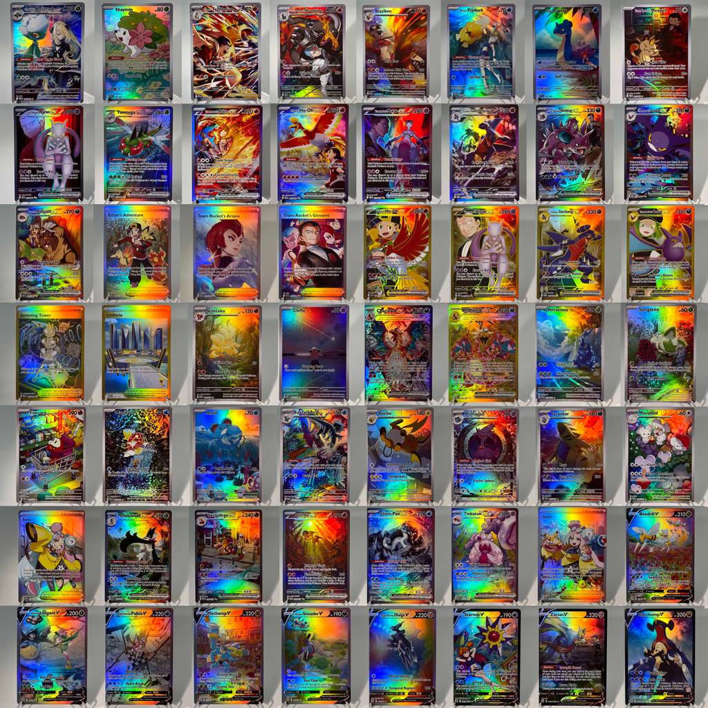 Paldea Evolved PKM Cards PTCG4-C GX Rainbow Magikarp Raichu Tyranitar Iono Rare Collection Battle