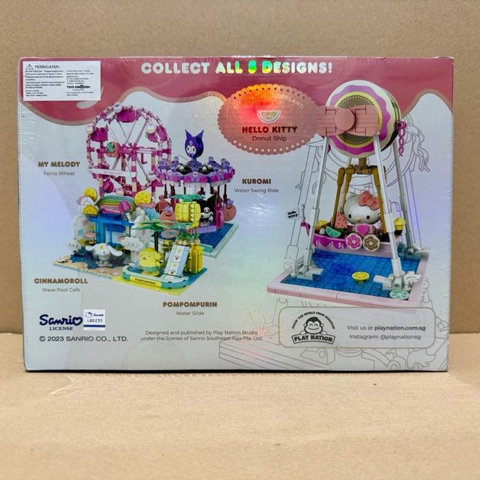 Summer Wunderland Hello Kitty Donut Ship sanrio bricks - Tus2026