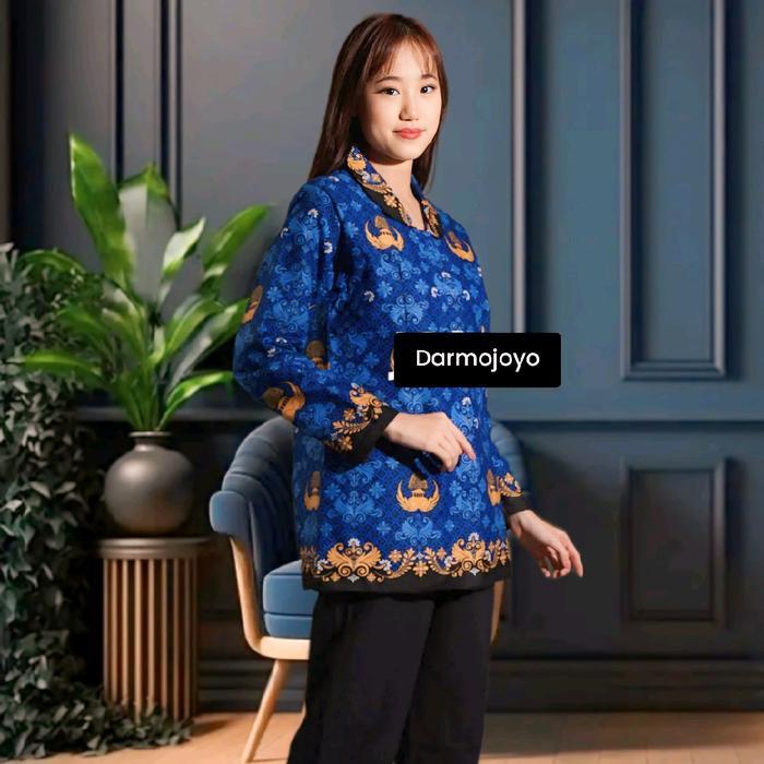 Seragam PNS Kemeja Korpri wanita Katun C40s - s