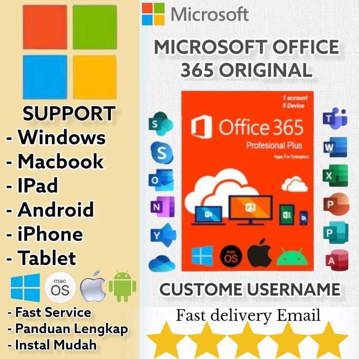 Microsoft Office 365 Professional Plus Original Lifetime lisense