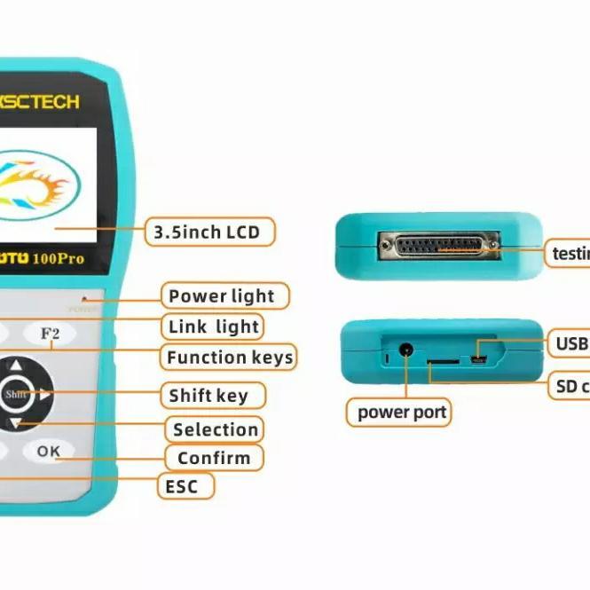 MST 100 Pro Super scanner motor injeksi universal REMAP DAN KEYPRO