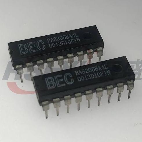 BA8206BA4 DIP-18 TANCAP BA8206BA4L IC BEC BA8206 FAN REMOTE BA8206BA4K REMOT KIPAS BA 8206B4A