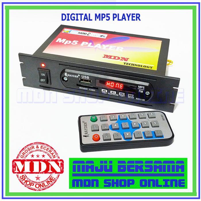 Digital Video Player Mp3-Mp4-Mp5 Radio Fm Usb Bluetooth