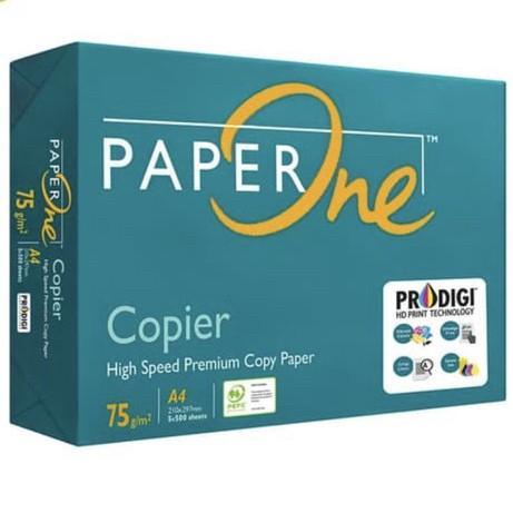 Kertas Hvs Paperone A4 75Gram / Paper One A4 75Gram Print Fotocopy
