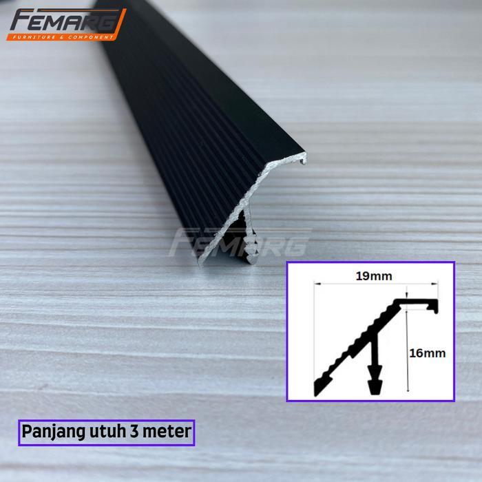 Edging Handle Bolden Femarg Profil Alumunium Gagang Pintu Lemari Edging
