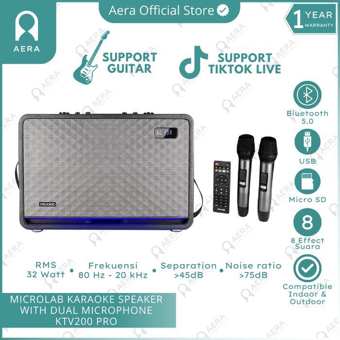 Microlab Speaker KTV200 Pro | Speaker Karoke With Microphone