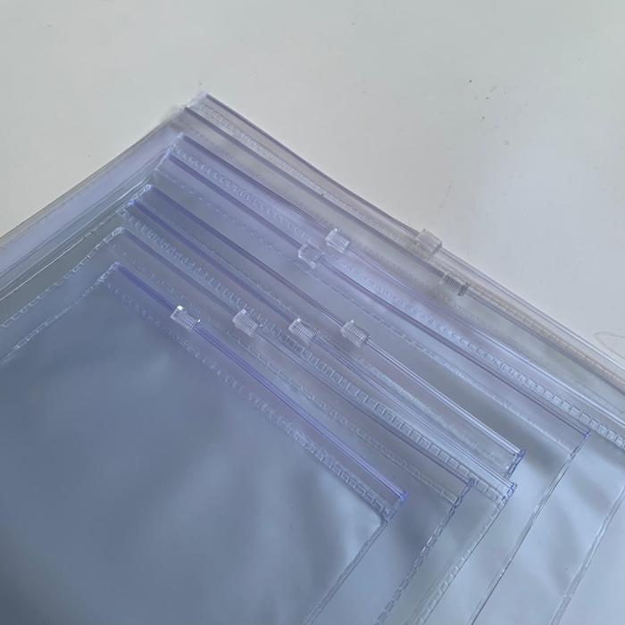Harga Per (100 pcs) Pouch Mika Krudung / Packaging Mika / Pouch Mika Custom Zipper Plastik Putih