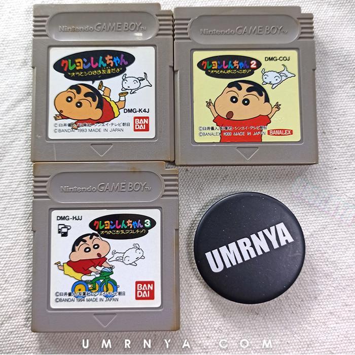 3 Original Crayon Shin-Chan Shinchan sincan Nintendo Gameboy GBA DMG