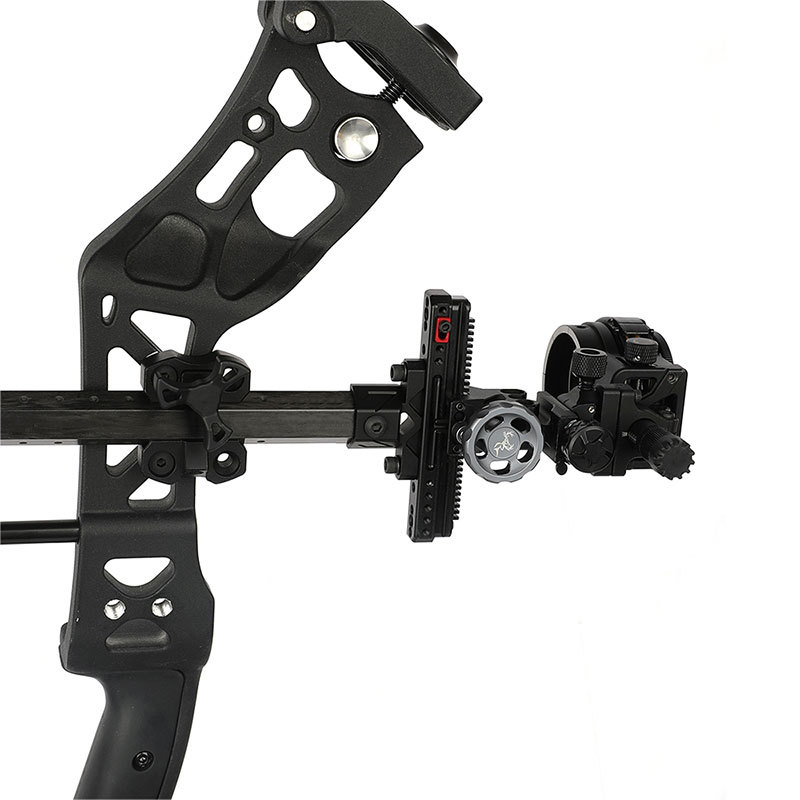 Compound Bow 5 Pin Sight Archery 6" Carbon Fibre Extension PoleLeftRight Hand Universal for Bow