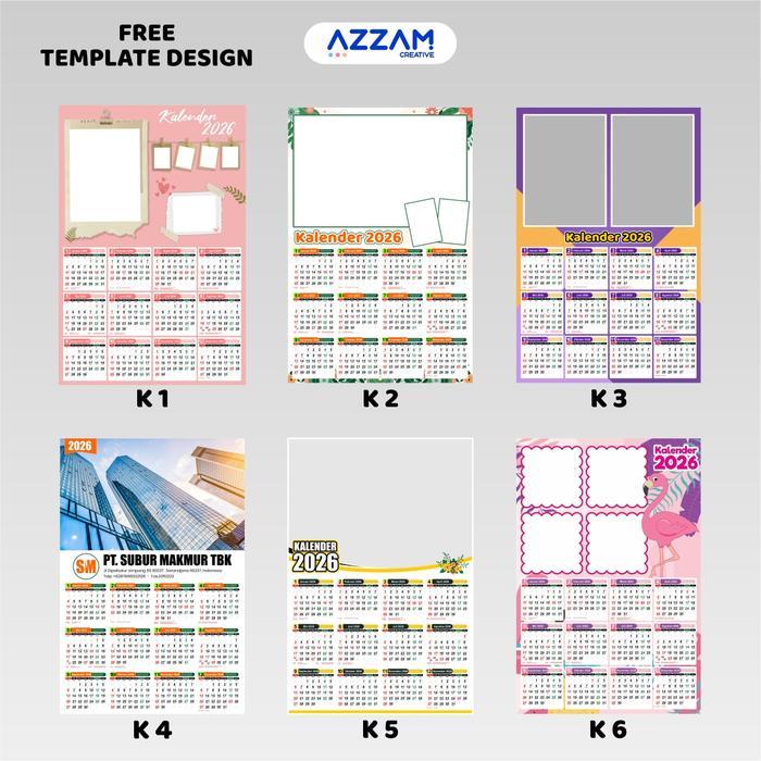 Kalender Dinding Kalender Custom Kalender 2026 Kalender Caleg