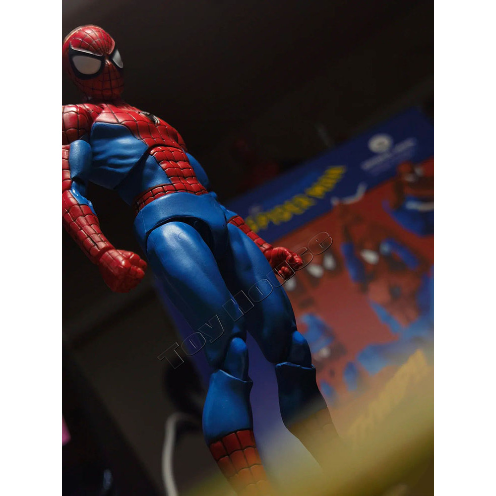 Genuine Ct Toys Spiderman Mafex 185 Classic Costume Anime Figure Ver Miles Morales 2099 Spiderman