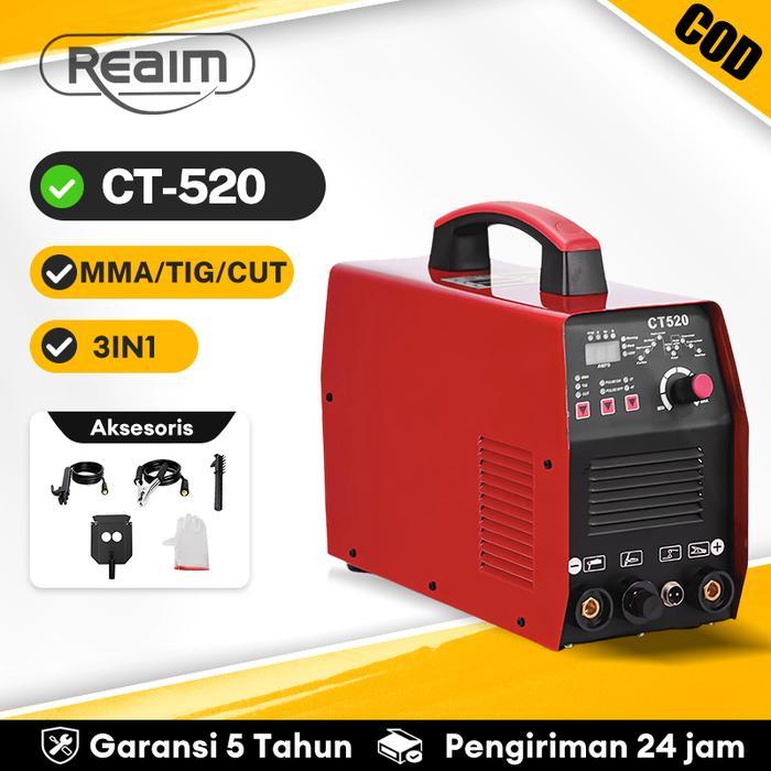 REAIM CT-520 Plasma Cutting Mesin Potong Plasma -Mesin Plasma Cutting& Mesin Las 3in1 Multifungsi