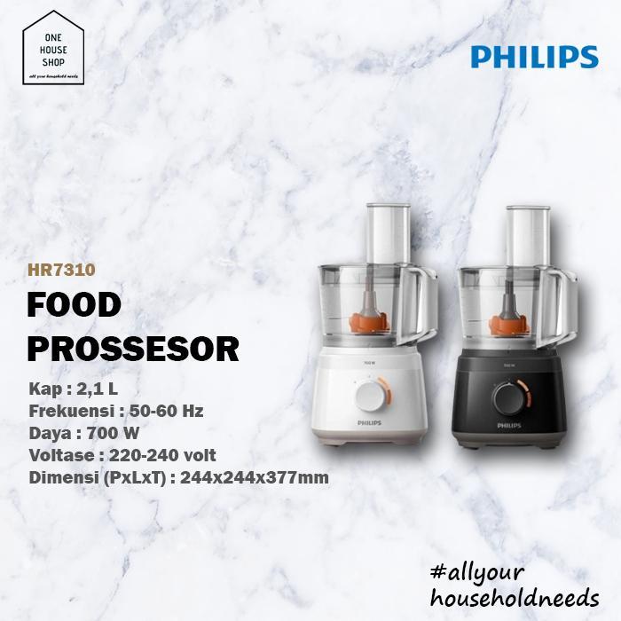 PHILIPS Daily Food Processor HR7310/00 - HR7310 HR 7310 Garansi Resmi